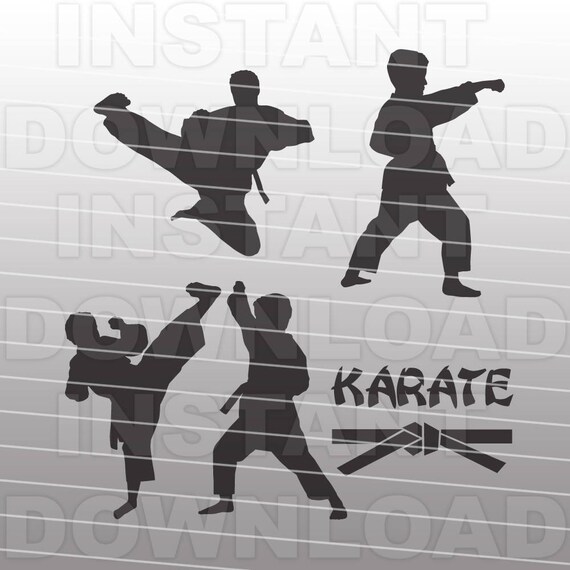 Download Boys Karate Svg File Martial Arts Svg File Vector Clip Etsy