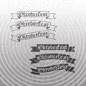 Oktoberfest SVG File,Oktoberfest Banner SVG,Oktoberfest SVG Design -Vector Art Commercial & Personal Use- Cricut,Silhouette,Cameo,Vinyl Cut