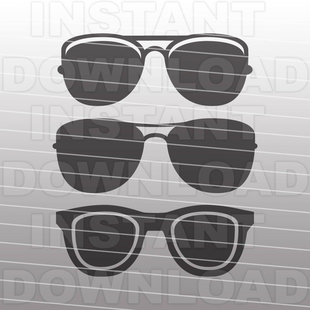 Sunglasses SVG File Beach SVG File Vector Art Commercial