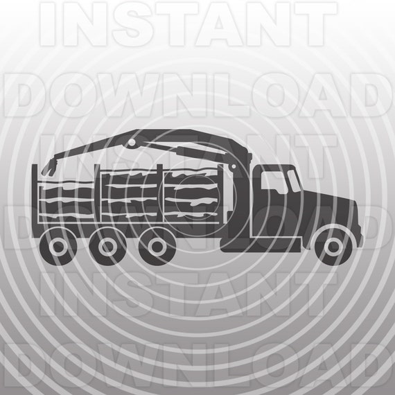 Free Free 170 Silhouette Clipart Log Truck Svg SVG PNG EPS DXF File
