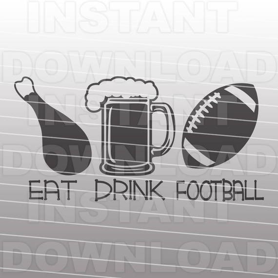 Download Free Thanksgiving Svg Fileeat Drink Football Svgturkey Leg Etsy SVG Cut Files