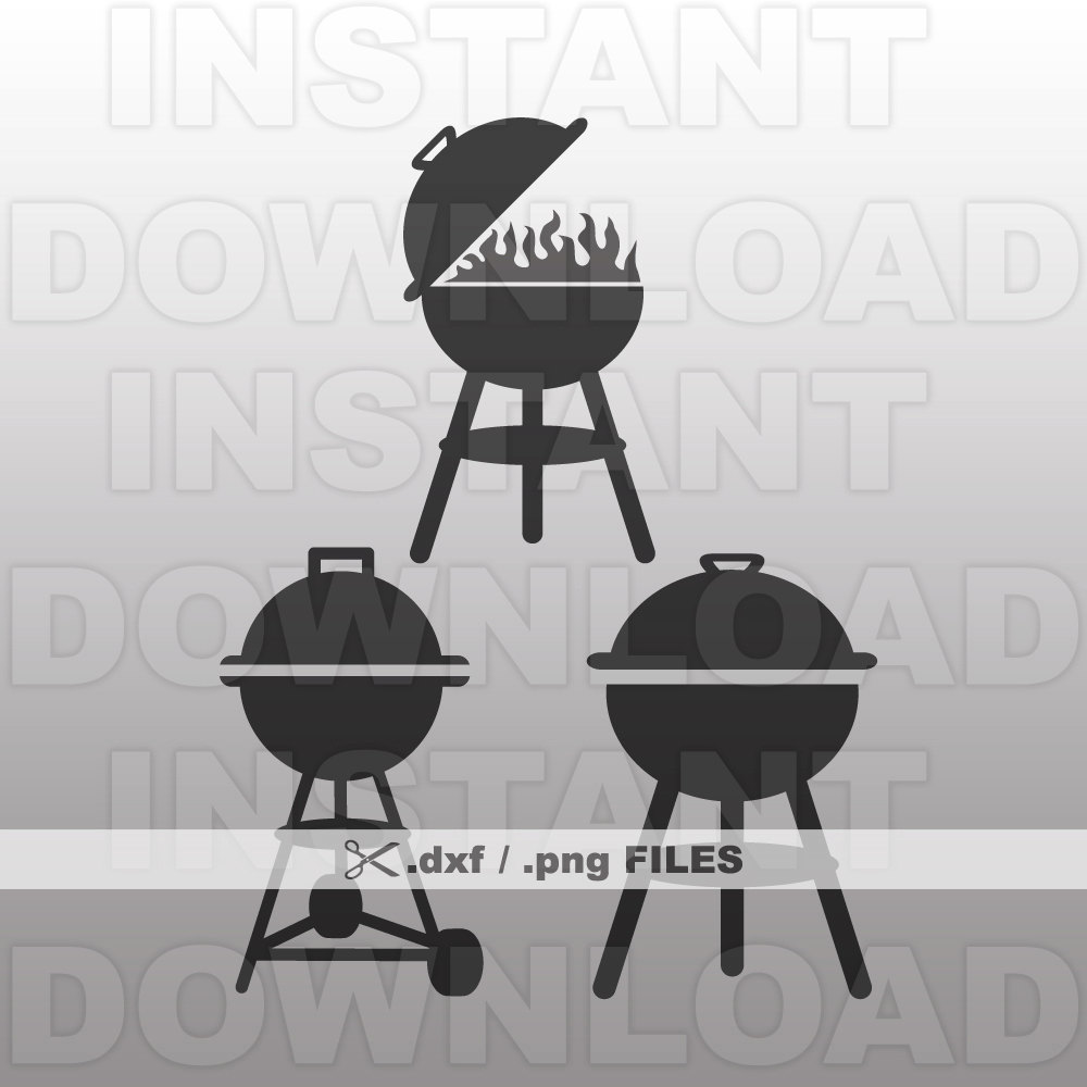 BBQ Grill DXF File BBQ Grill Png File Commercial & Etsy UK