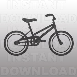 BMX Bike SVG File -Commercial & Personal Use- Vector Art SVG Cut File pour Silhouette et Cricut Cutter