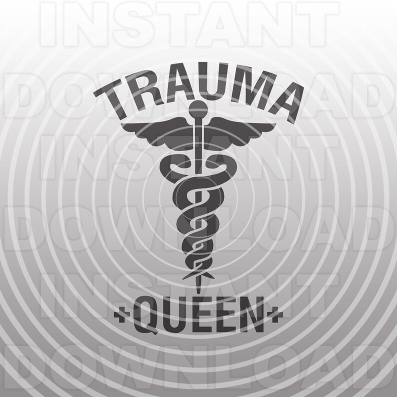 Download Funny Trauma Queen Nurse SVG FileNursing svgHospital ER | Etsy