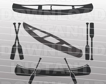 SVG Bundle,Canoe SVG File,Canoe Paddle SVG File,Lake svg-Cut File-Vector Clip Art for Commercial & Personal Use for Cricut,Cameo,Silhouette