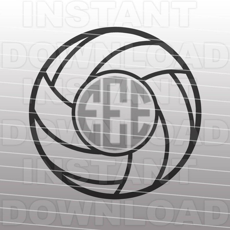 Download Volleyball Monogram SVG File Cutting Template-Clip Art for ...