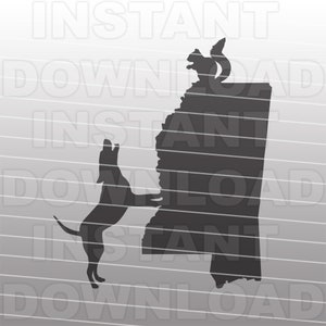 Arquivo SVG de caça de esquilo, esquilo de árvore de cachorro SVG, Mississippi svg - arte vetorial comercial/uso pessoal - Cricut, camafeu de silhueta, decalque de vinil