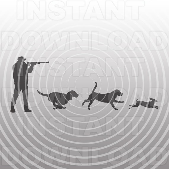 Download Rabbit Hunter With Beagles Svg Filehunting Dog Svghound Dog Etsy PSD Mockup Templates