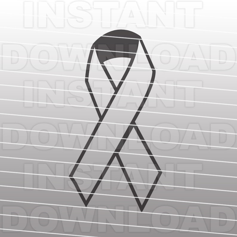 May include: A black awareness ribbon, a symbol of support and solidarity.
