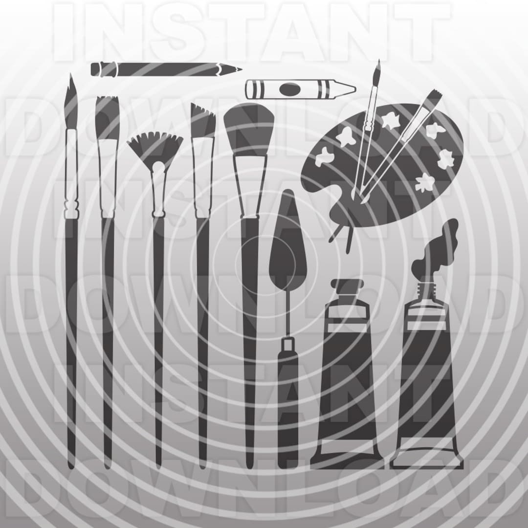 Art Supplies SVG File,craft Supplies Svg,crafting Svg personal