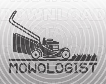 Riding Mower SVG File,Funny Mowoligist Lawn Mowing SVG -Vector Clip Art Commercial & Personal Use- Cricut,Silhouette,Iron On Vinyl,Vinyl Cut