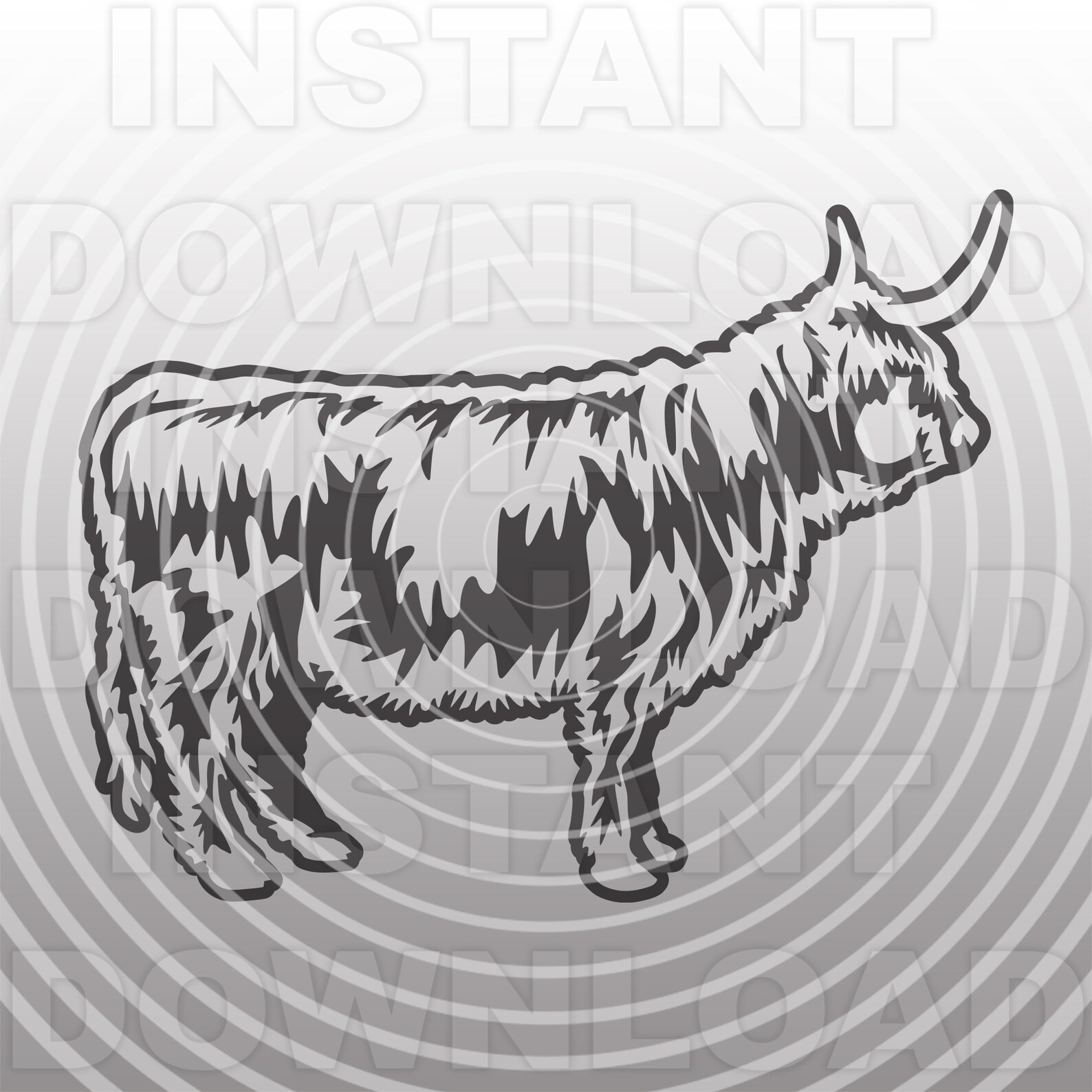 Free Free 281 Highland Cattle Svg SVG PNG EPS DXF File