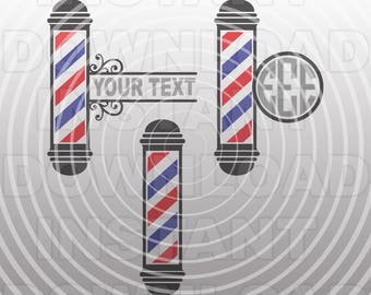 Barber Pole SVG File,Barber Shop SVG,Barbershop svg -Vector Clip Art for Commercial & Personal Use- Cricut,Silhouette,Cameo,Vinyl Decal