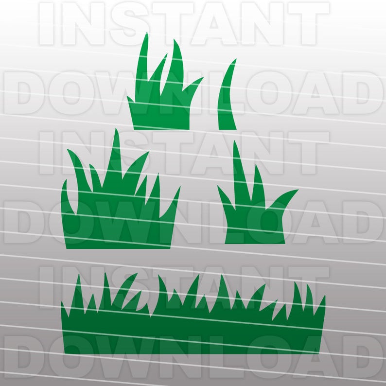Grasses SVG Filegrass SVG File-cutting Template-vector Clip - Etsy