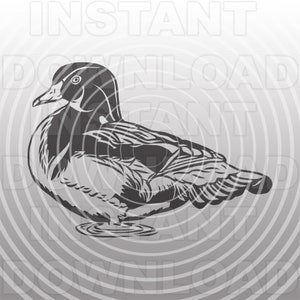 Wood Duck SVG File,Drake SVG File,Duck Hunting SVG,Waterfowl svg -Commercial & Personal Use- Cricut,Silhouette,Cameo,vinyl decal,Vinyl Cut