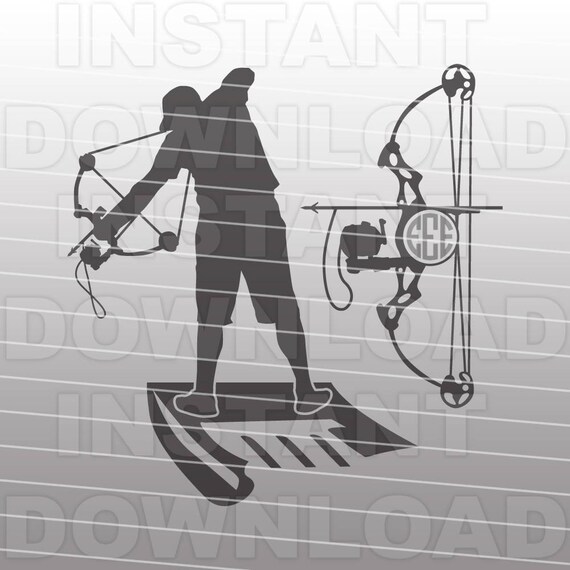 Download Bowfishing SVG FileFishing Monogram SVG FileBow Fishing | Etsy