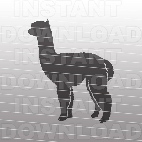 Download Free Alpaca Svg File Vector Clip Art For Commercial Personal Etsy SVG Cut Files