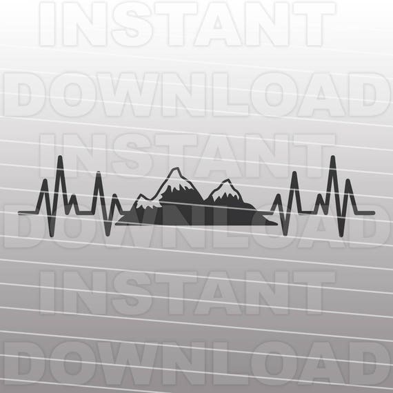 Free Free 65 Mountain Heartbeat Svg SVG PNG EPS DXF File