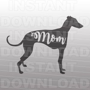 File in formato SVG della mamma del levriero, mamma del cane in formato SVG, amante dei cani in formato SVG - uso personale e commerciale - cricut in formato SVG, sagoma in formato SVG, taglio in formato SVG, vettore in formato SVG, design decalcomania in vinile