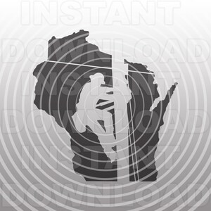 Wisconsin Lineman SVG File,Electrical Lineman SVG,Lineworker svg,Utility svg-Commercial/Personal Use- Cricut,Silhouette,Cameo,Vinyl Decal