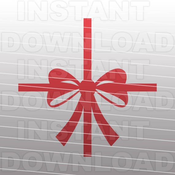 Download Big Bow Svg File Ribbon Svg Christmas Svg File Present Svg Die Etsy