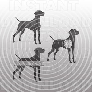 Vizslas SVG-Datei, Hund SVG, Hunderasse svg-Vector Art für kommerziellen und persönlichen Gebrauch- Cricut,Silhouette,Cameo,Vinyl Aufkleber,Iron on Vinyl