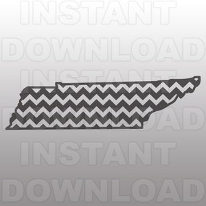 Tennessee SVG-bestand, Tennessee Chevron SVG-bestand-snijden sjabloon-vector illustraties voor commercieel en persoonlijk gebruik Cricut, cameo, vinyl, silhouet