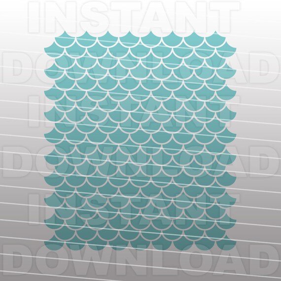 Download Free Mermaid Scales Svg Filescalloped Pattern Svg File Commercial Etsy SVG Cut Files