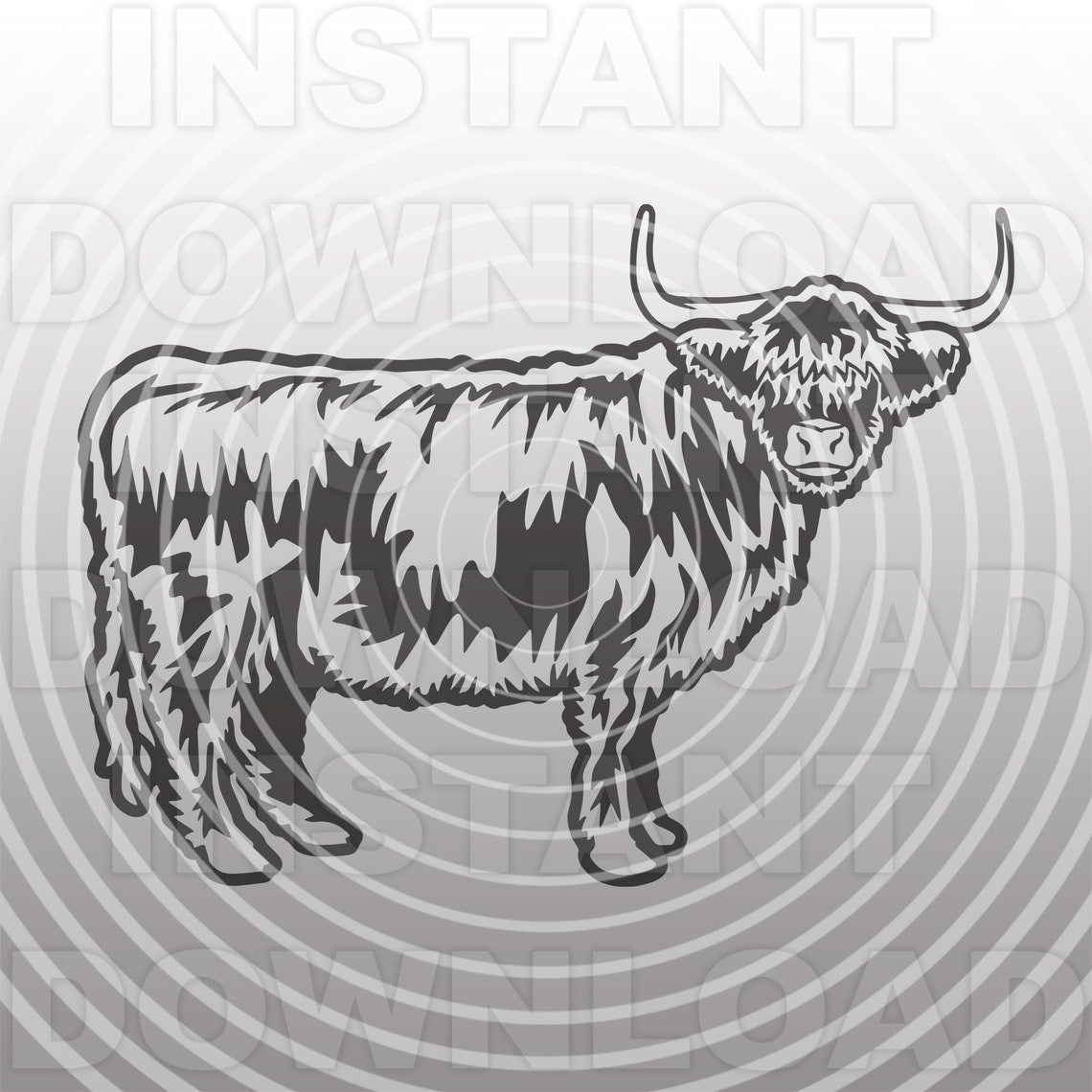 Free Free 261 Scottish Highland Cow Svg SVG PNG EPS DXF File