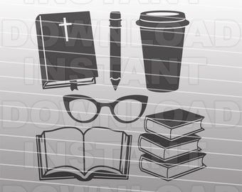 Christian Church Mujeres Estudio Bíblico SVG Paquete, Estudio Bíblico SVG, Biblia svg, Taza de Café svg -Uso Comercial y Personal- Cricut,Silhouette Cameo
