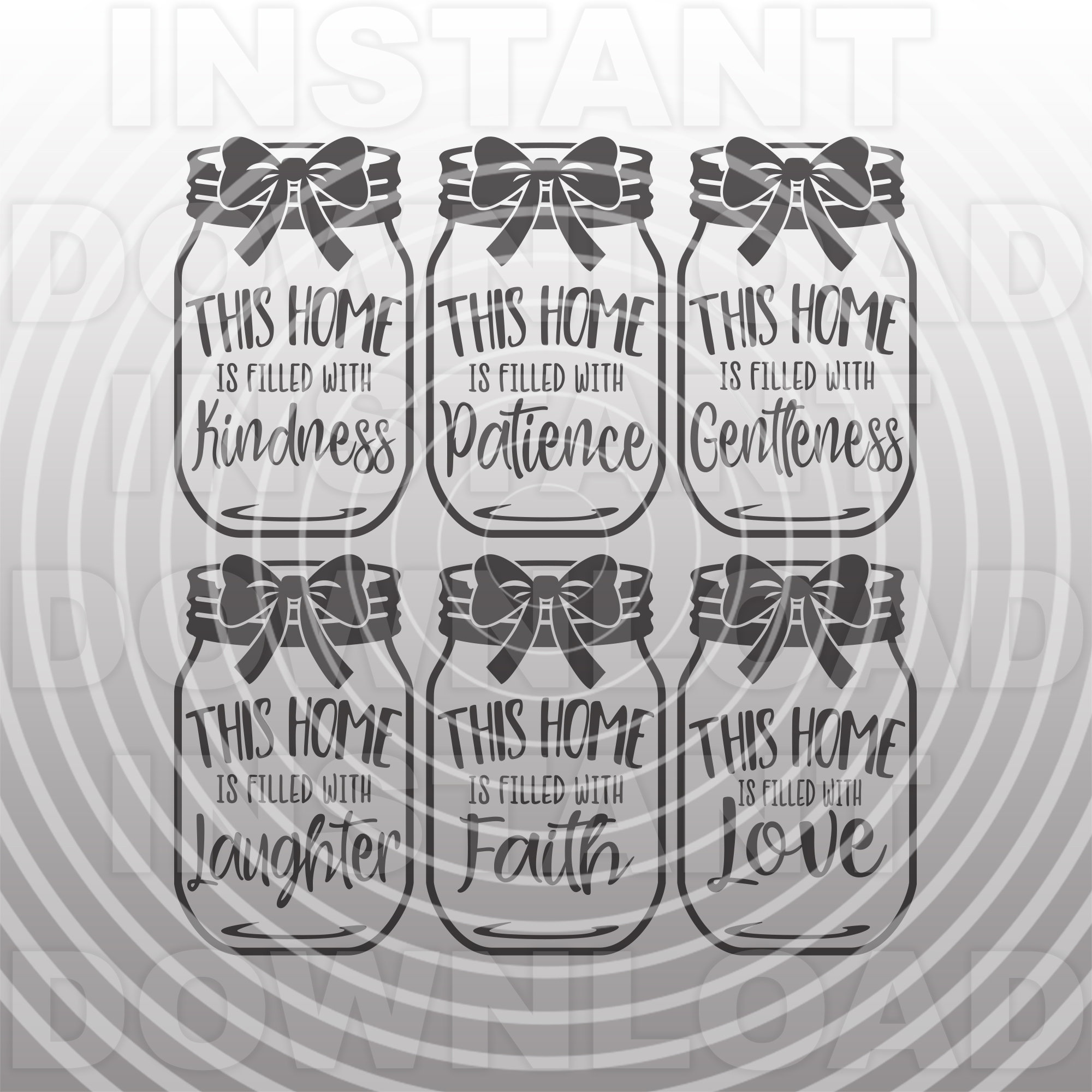 Mason Jar Family Quotes Sayings SVG FileSVG BundleMason Jar Etsy