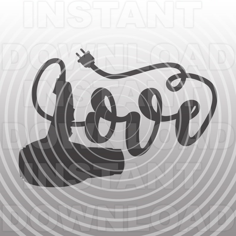 Download LOVE Hairdryer Hairdresser SVG FileCosmetology SVG Cutting ...