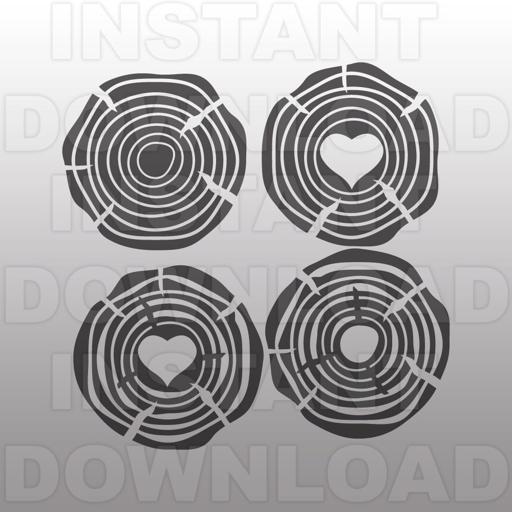 Tree Rings SVG File,log Svg,tree Growth Rings SVG File -commercial ...