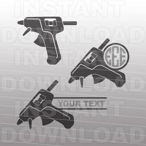 Hot Glue Gun SVG File,Crafting SVG File -Commercial & Personal Use- Vector Art SVG Cut File for Silhouette and Cricut Cutter image 5