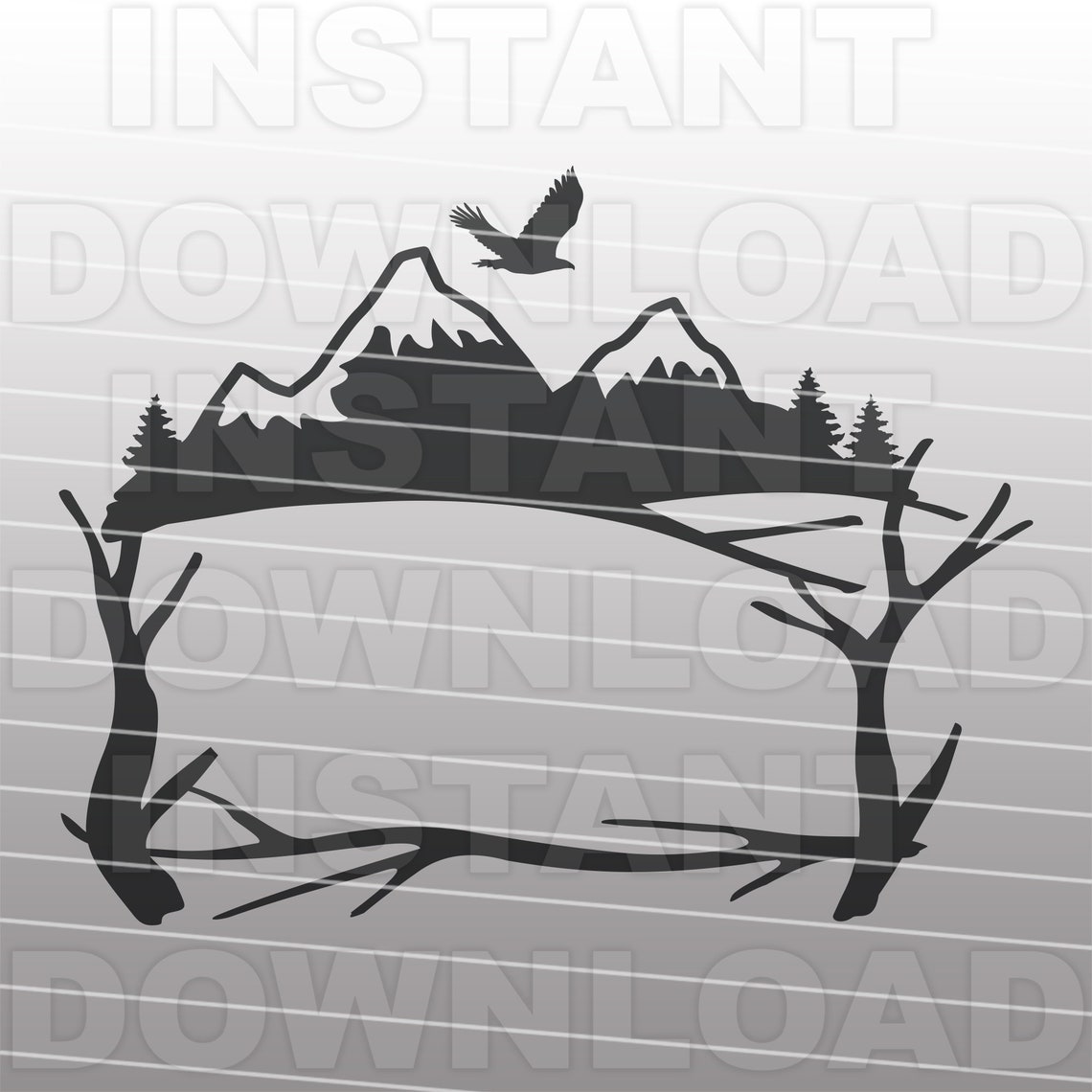 Free Free Mountain Frame Svg 893 SVG PNG EPS DXF File