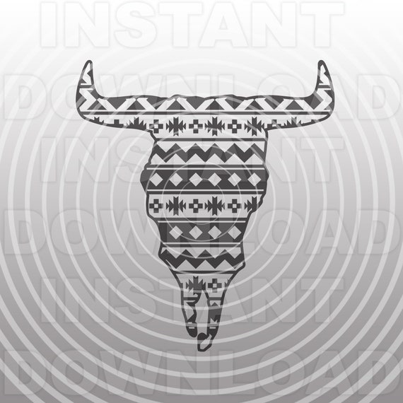 Free Free 89 Aztec Cow Skull Svg Free SVG PNG EPS DXF File
