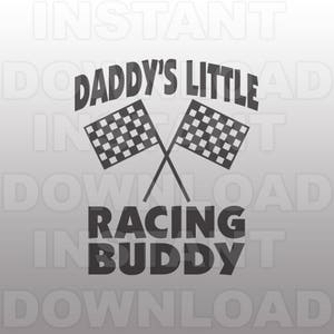 Racing Buddy Baby Newborn Bodysuit lustige SVG-Datei, neue Papa SVG-Datei-kommerzielle/persönlichen Gebrauch- Vektor svg für Cricut, Silhouette svg, Vinyl cut