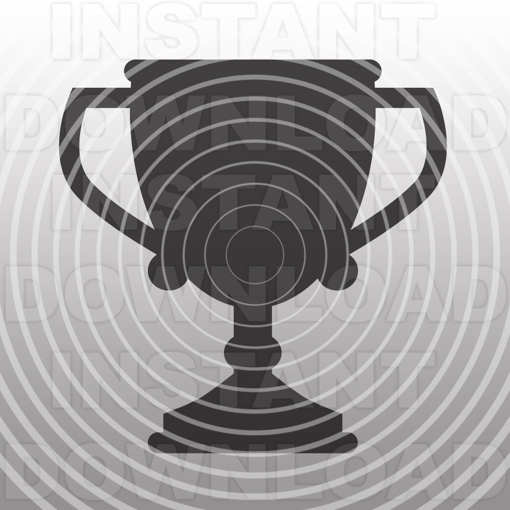 Trophy SVG File,sports Trophy SVG -vector Art for Commercial & Personal ...