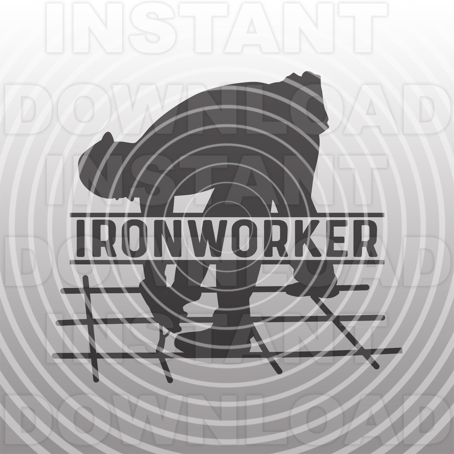 Ironworker SVG Filerodbuster Svgrebar Worker Svgreinforcing Etsy