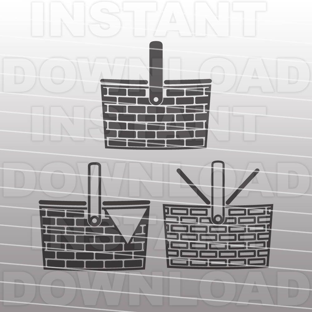 Download Family Bbq Picnic Basket Svg File Cricut Svg Silhouette Svg Etsy