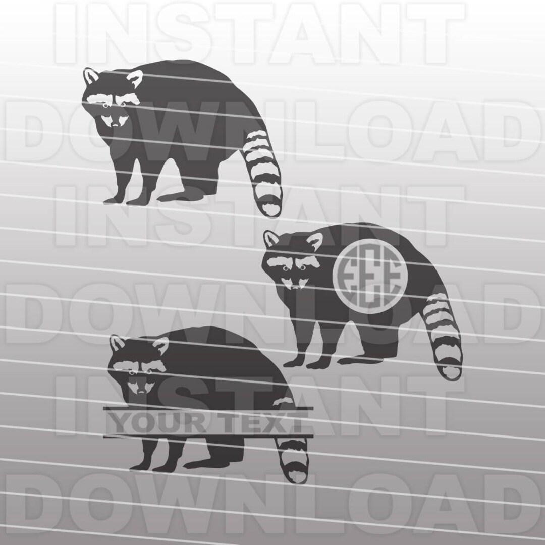Raccoon SVG File,raccoon Hunting Svg,coon Hunting SVG -cutting Template ...