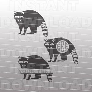 Raccoon SVG File,Raccoon Hunting SVG,Coon Hunting SVG -Cutting Template- Vector Art Commercial & Personal Use- Cricut,Cameo,Silhouette,Vinyl