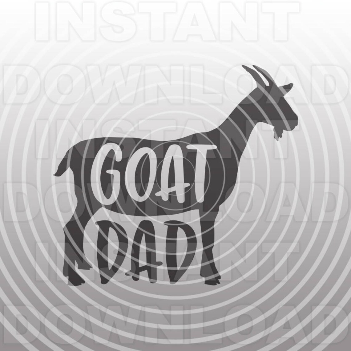 Mens Funny Goat Dad SVG Filelivestock Svgfarm Animal Etsy