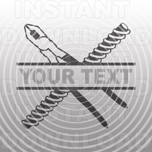 May include: A black and white illustration of a pair of pliers and a screw, crossed over each other. The text "YOUR TEXT" is displayed in a banner between the two tools.