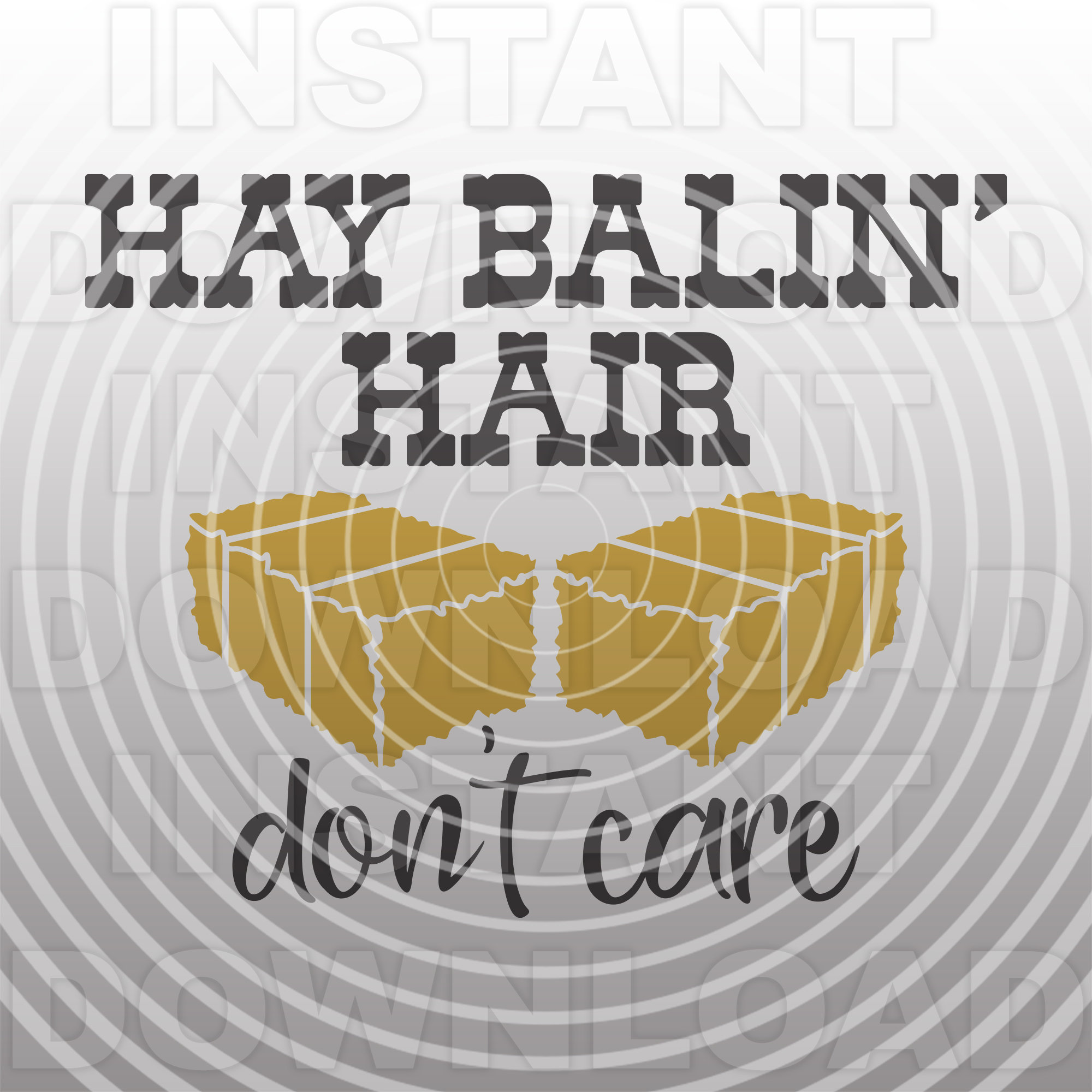 Hay Bale SVG FileFarm Girl SVGFunny Farming Saying svgFarm | Etsy