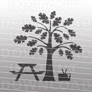 Family Reunion SVG File,Family Picnic svg,Picnic Table svg -Vector Art for Commercial & Personal Use- Cricut,Silhouette,Cameo,Iron on Vinyl