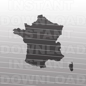 Frankreich SVG-Datei, Karte von Frankreich Umriss SVG, Paris svg-Vector Clip Art für kommerziellen und persönlichen Gebrauch- Cricut erkunden,Silhouette,Cameo,Vinyl