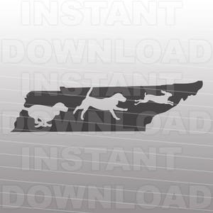 Konijn jacht SVG-bestand, Beagle SVG-bestand, Tennessee jacht SVG-voor commercieel en persoonlijk gebruik-vector SVG-bestand voor Cricut, silhouet, SVG knippen