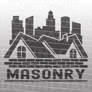 Szablon projektu logo dla budownictwa mieszkaniowego i komercyjnego SVG Plik - Format wektorowy Komercyjne i osobiste zastosowanie - Cricut, Silhouette Cameo, winyl SVG