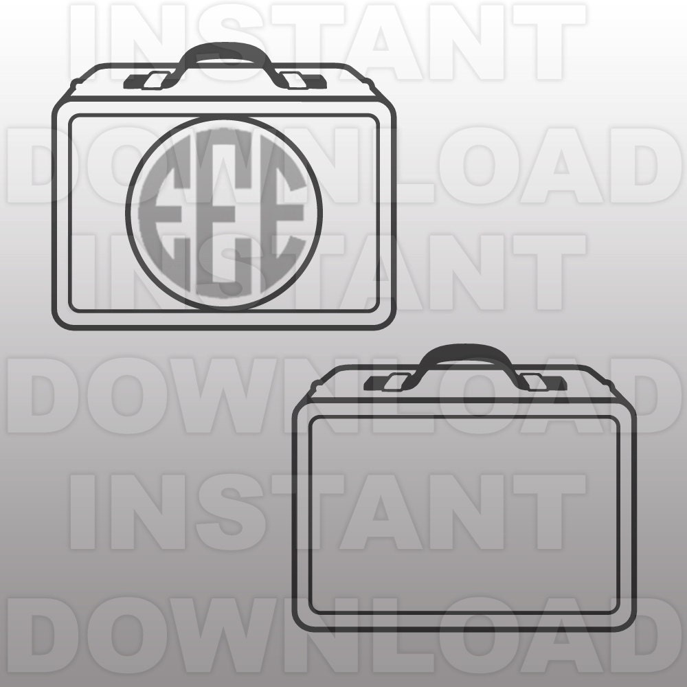 Back to School Lunch Box SVG File cricut svg silhouette svg Etsy